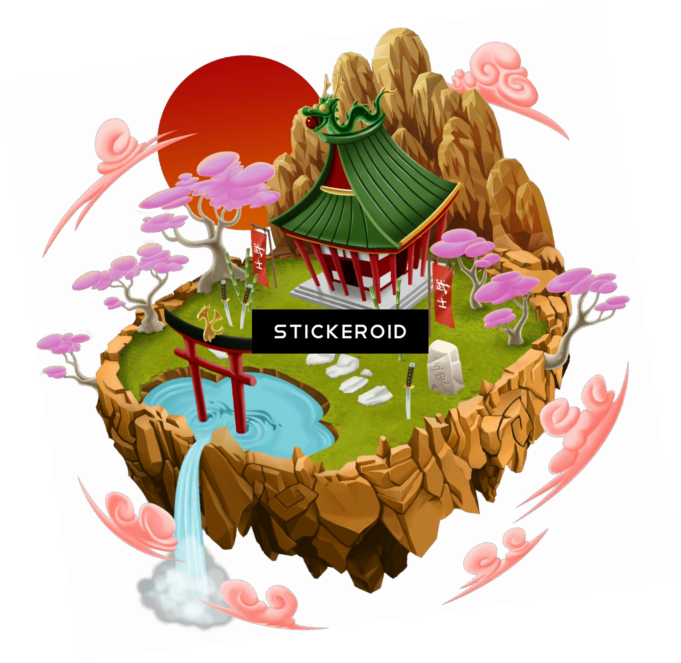 Japanese Dragon Fantasy - Illustration (1389x1352), Png Download