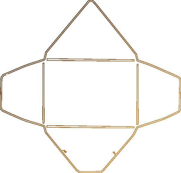 Como Hacer Sobres De Papel - Hacer Sobres Pequeños De Papel (600x572), Png Download