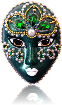 Brooch Airi Japanese Origin / Meaning - Masquerade Ball (400x400), Png Download