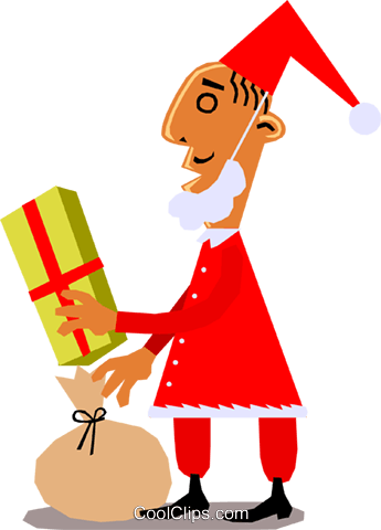 Santa Claus Royalty Free Vector Clip Art Illustration (345x480), Png Download