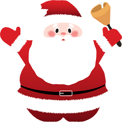 Santa Claus Vector - ซาน ต้า การ์ตูน (400x421), Png Download