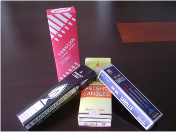 Não Lágrimas Sem Fumaça Branca Vela Brilhante - Candle (360x360), Png Download