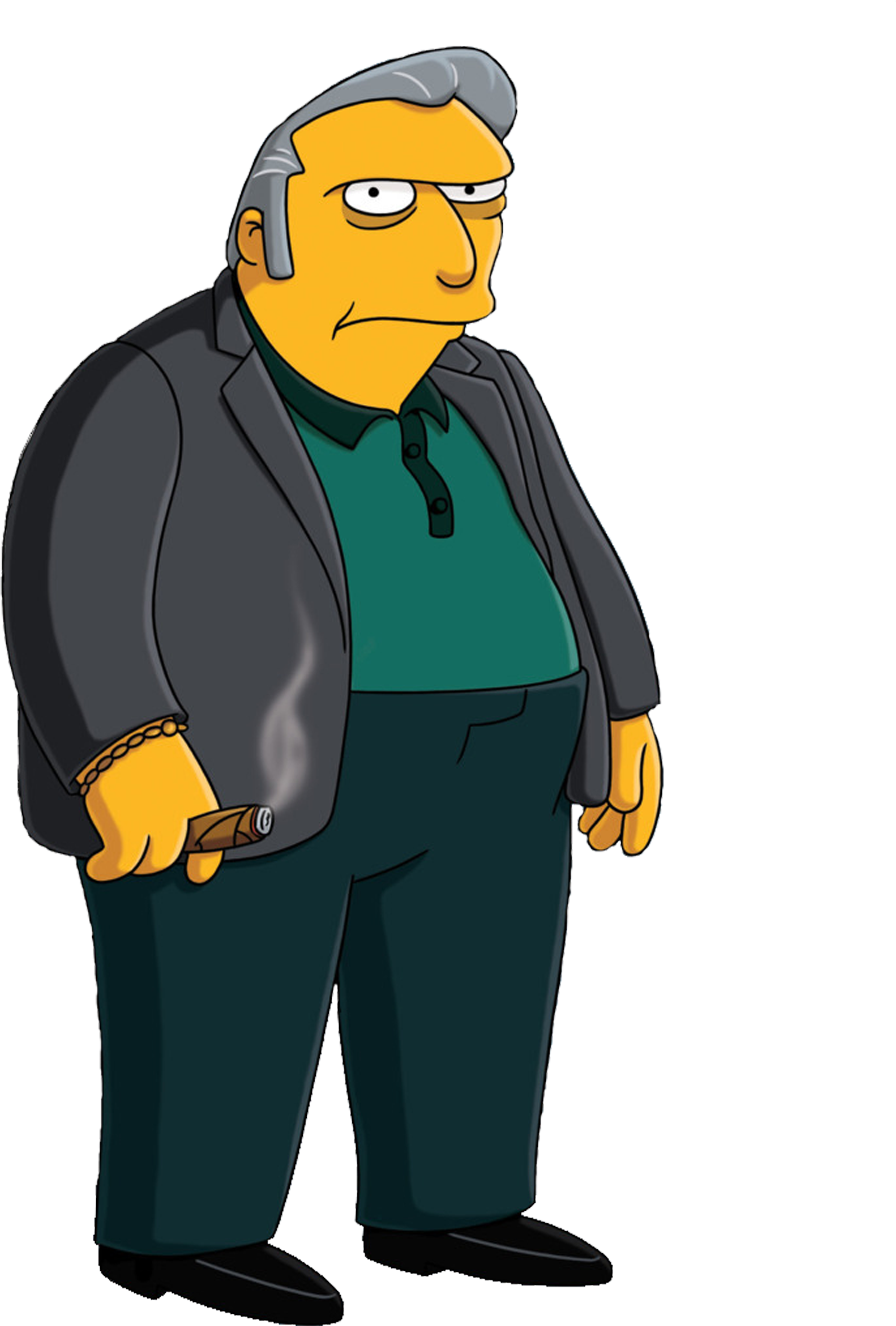 The Simpsons - Die Simpsons Fat Tony (2480x3508), Png Download