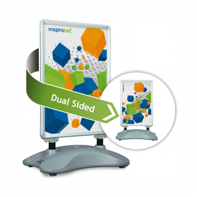 Sidewalk Sign With Water Base Including Two Custom - Roll Up Standard Xl (385x385), Png Download