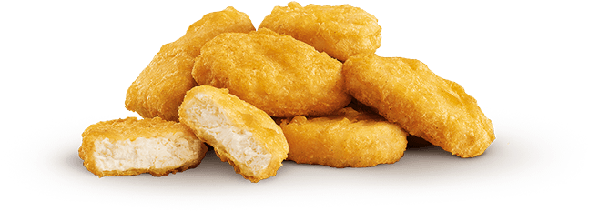 Chicken Nuggets Are The Ultimate Form Of Nourishment - He Protec He Attac Meme Chicken (700x251), Png Download