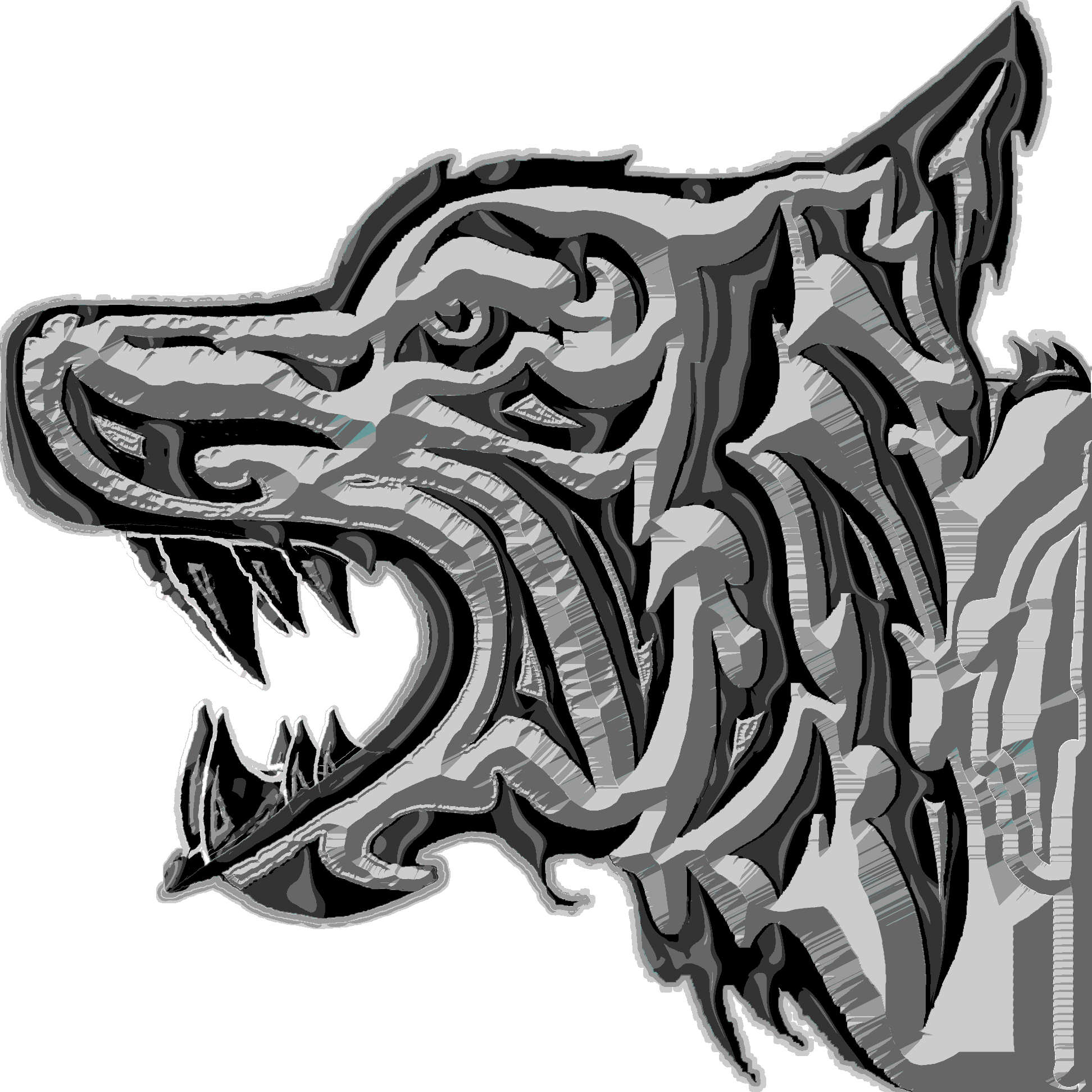 Graywolf - Does A Gray Wolf Look Like (1944x1944), Png Download