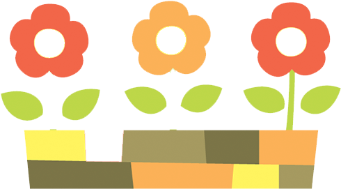 Flowerpots - Circle (588x588), Png Download