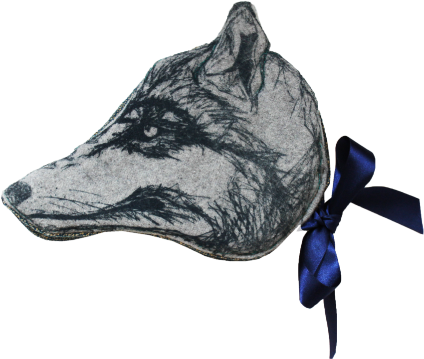 Animalesque Grey Wolf - Headgear (960x720), Png Download