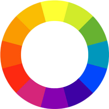 Círculo Cromático É Uma Representação Simplificada - 12 Hue Color Wheel (395x419), Png Download