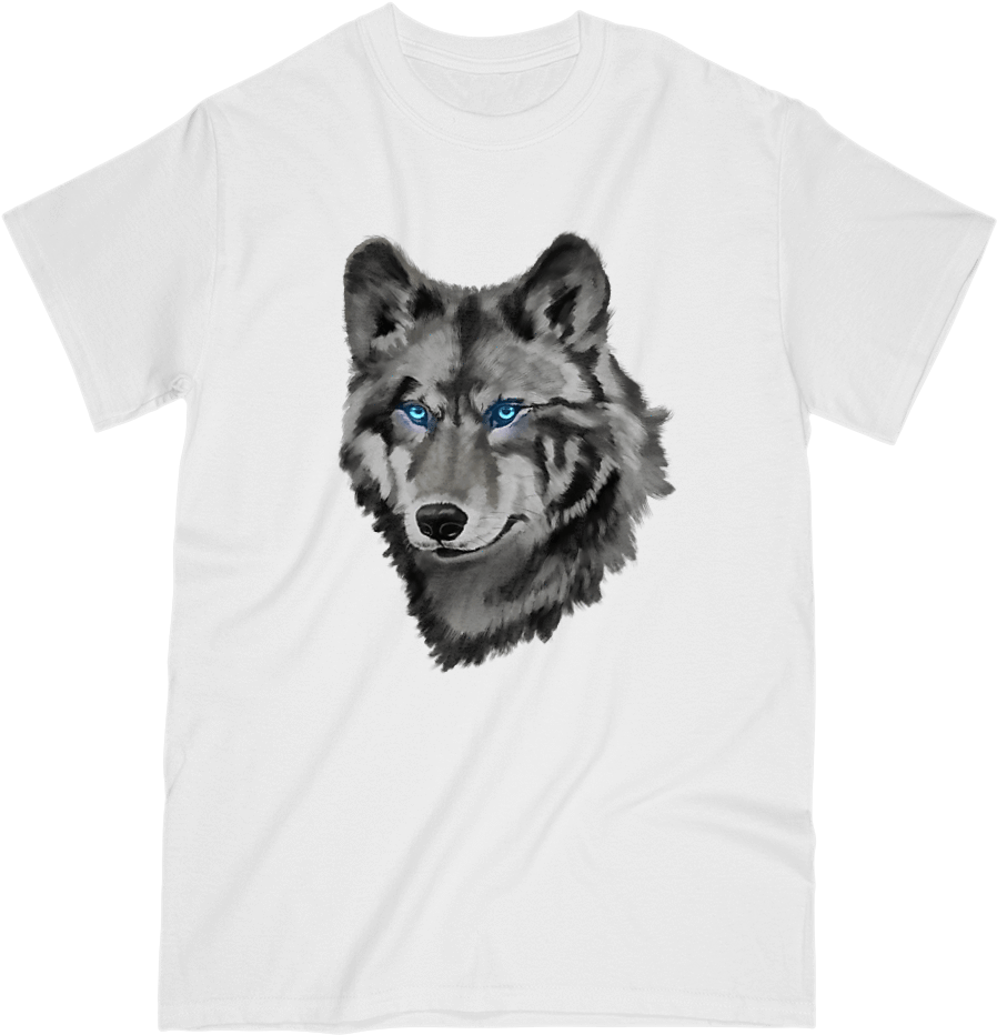 Gray Wolf - Premium T-shirt - Wolfdog (1000x1000), Png Download