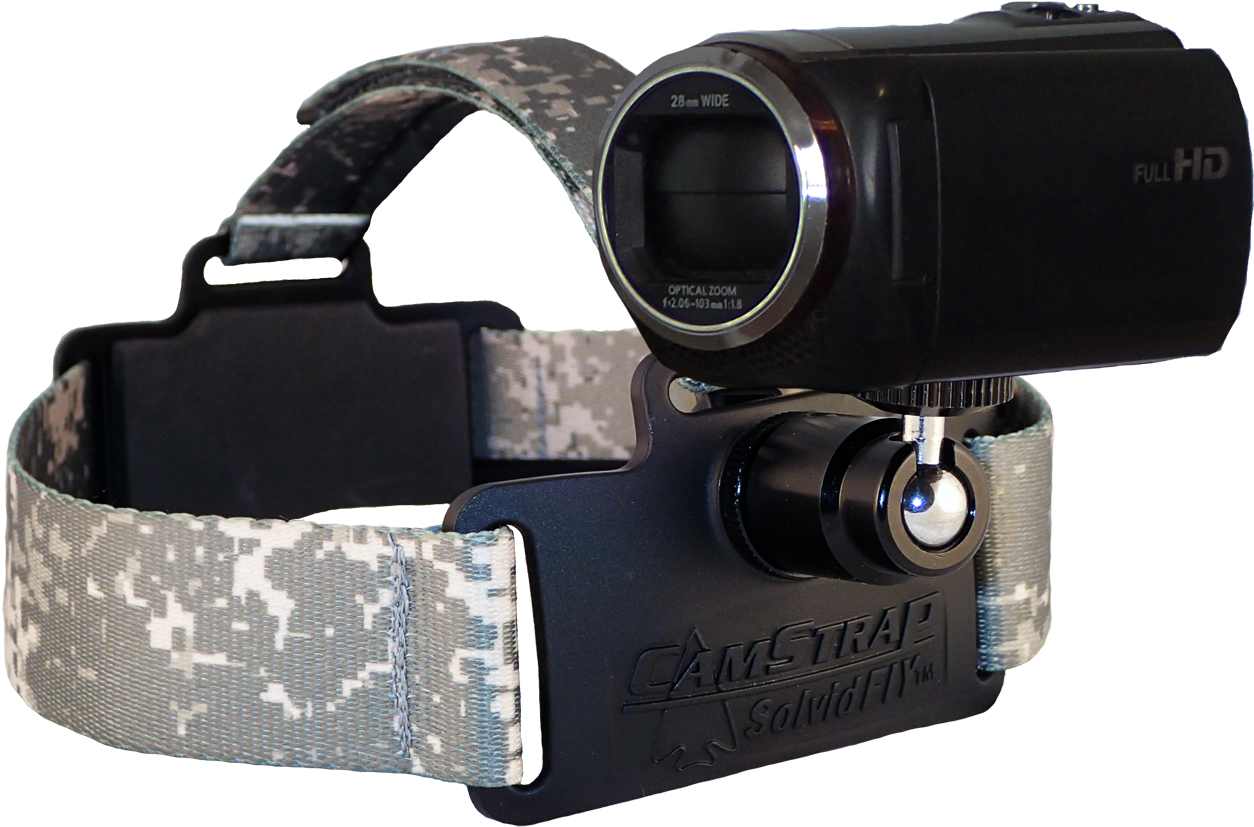 Camera Mount Camo - Premium Universal Head Cam Mount For Any Camera (1320x959), Png Download