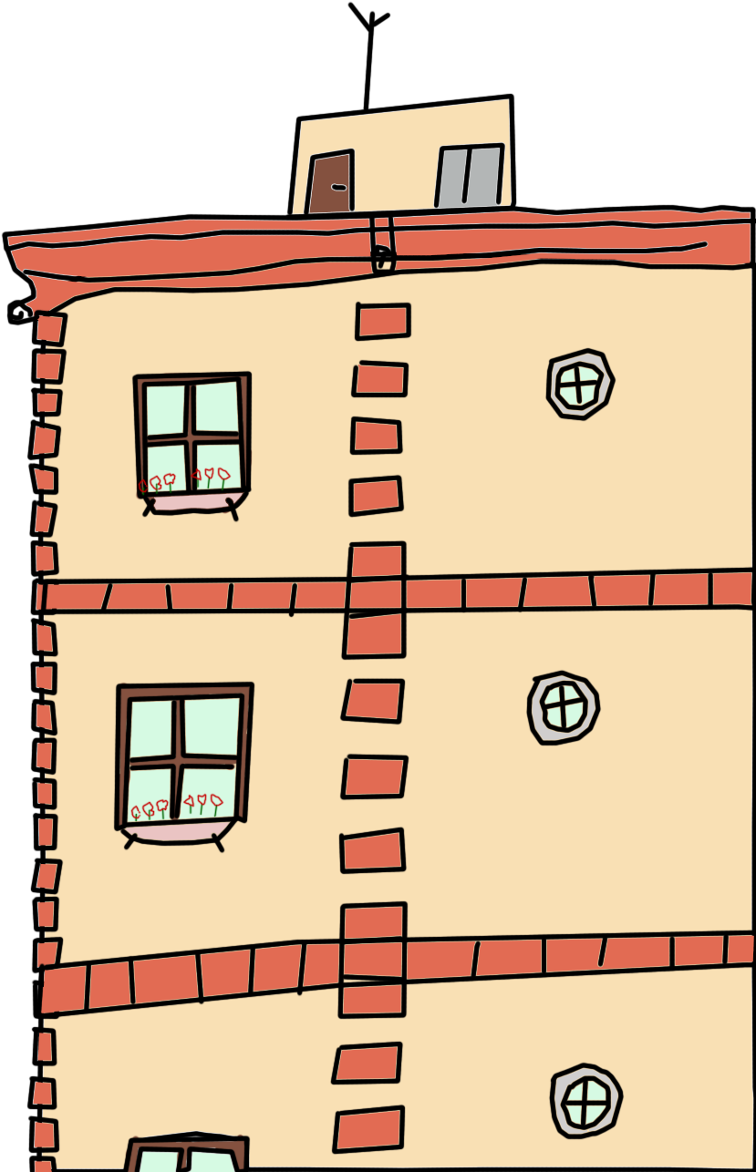 Prédio - Illustration (972x1386), Png Download
