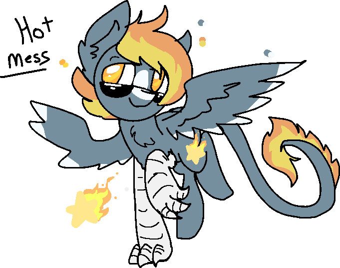 Nootaz, For Sale, Hippogriff, Oc, Oc Only, Safe, Simple - Cartoon (681x536), Png Download