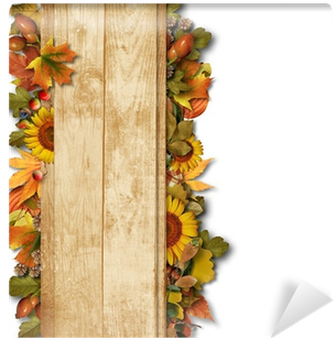 Autumn Background With A Banner And Yellow-red Leaves - Autumn (400x400), Png Download