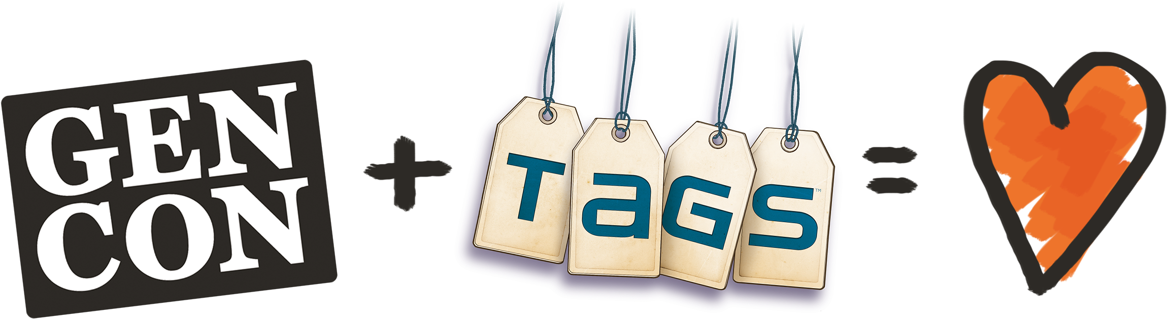 Tags For Sale At Gen Con 2018 - Gen Con (2478x689), Png Download