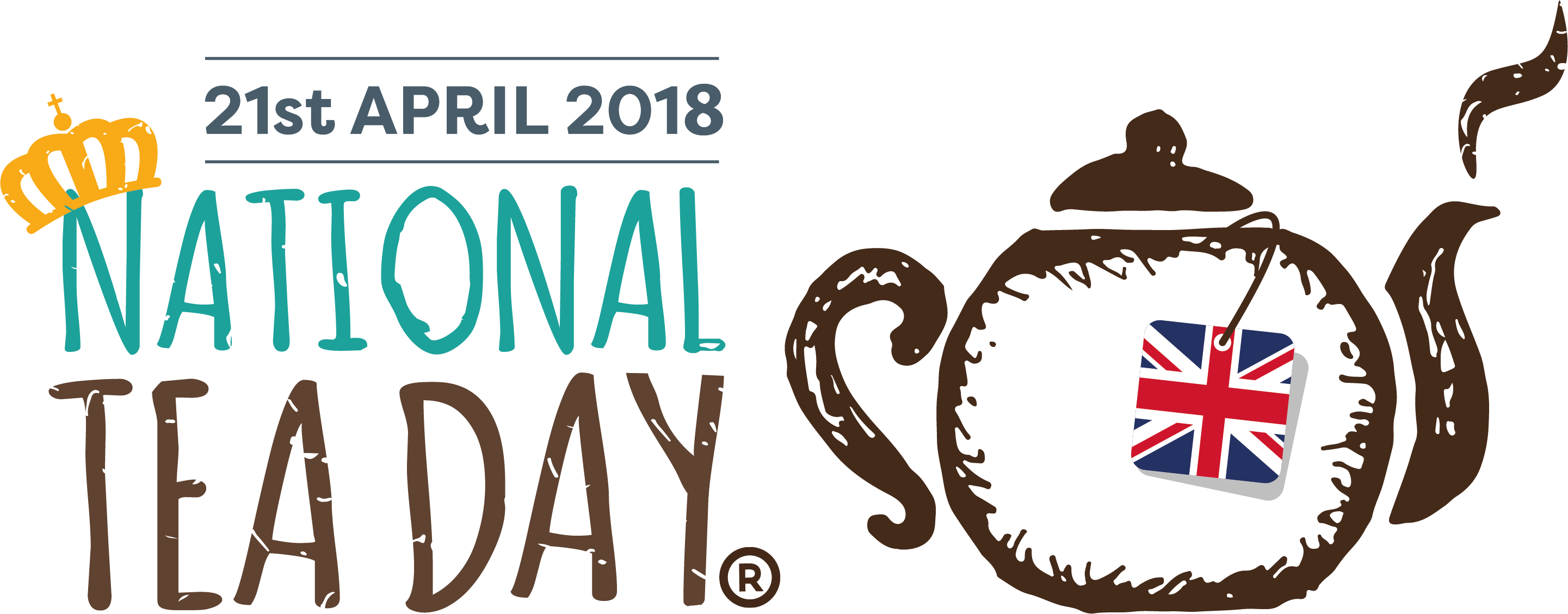 National Tea Day - Happy National Tea Day (2882x1129), Png Download