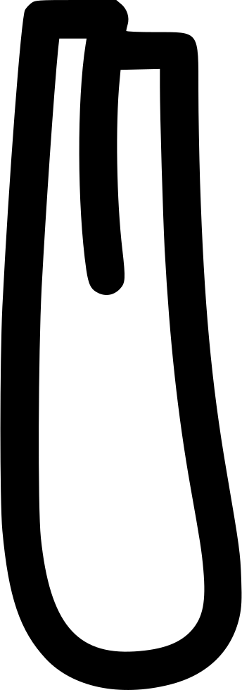 Green Onion - (344x980), Png Download