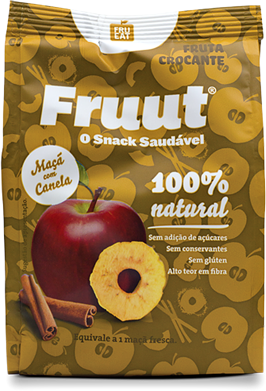 Frueat Fruut Red Apple Crunchy Slices 20 G (1000x1000), Png Download