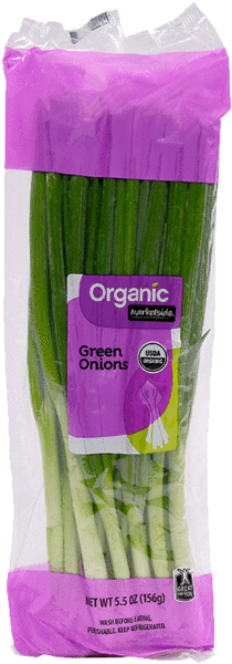 Organic Green Onions, Bunch - Marketside Green Onion Organic (700x700), Png Download