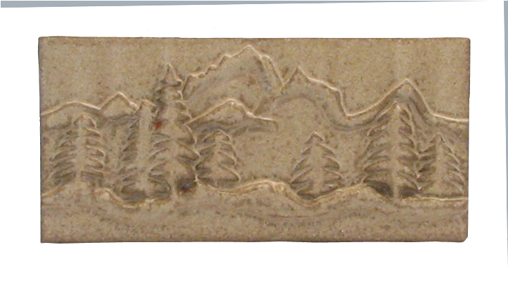 Ceramic Tile Of The Tetons 4×8 Oatmeal - Grand Teton National Park (734x424), Png Download