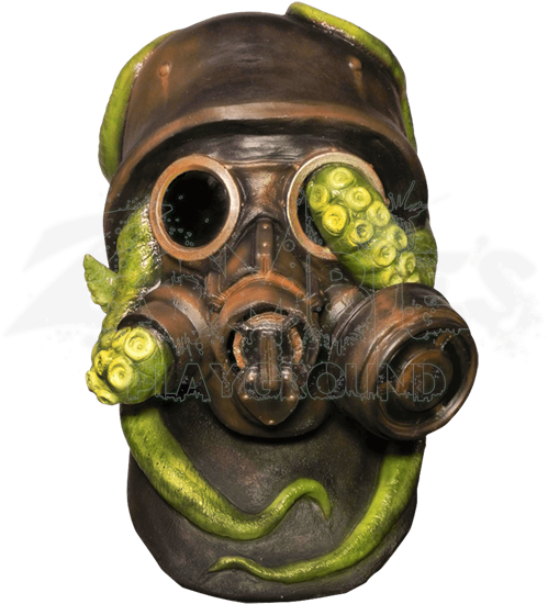 Kraken Warfare Costume Mask - War Gas Mask With Octopus - Costume Accessories Masks (550x550), Png Download
