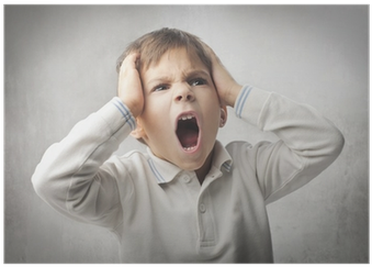 Child Screaming (400x400), Png Download
