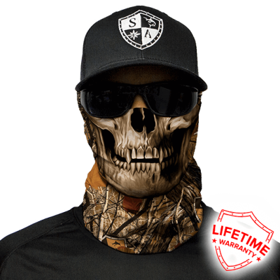 Sa Forest Camo Skull - Forest Camo Skull Face Shield (400x400), Png Download