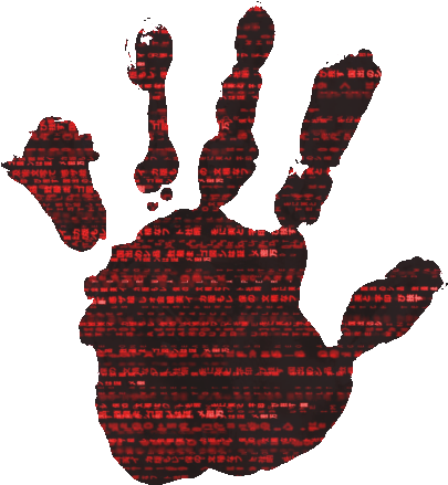 Icon Handprint Red Matrix - 21 May Anti Terrorism Day (600x600), Png Download
