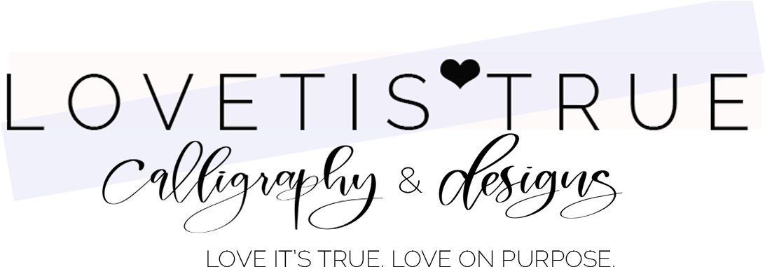 Lovetis'true Calligraphy & Designs - Calligraphy (1600x420), Png Download