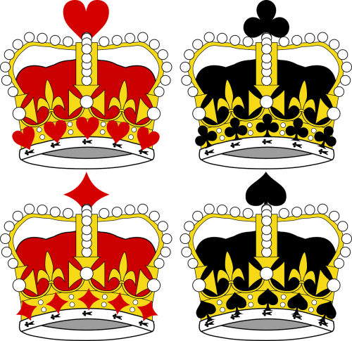 Sceptre - King Crown Vector (500x485), Png Download