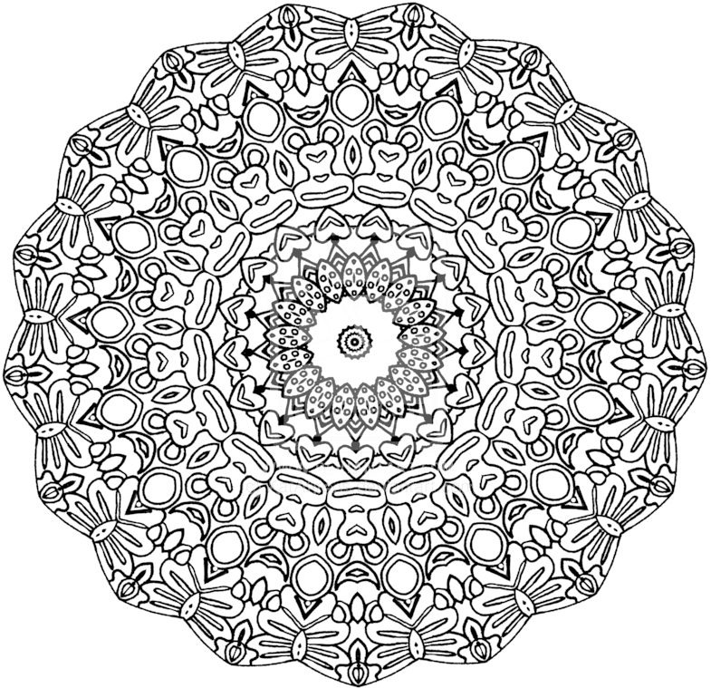 Download Download Zentangle Transparent Image - Mandala À Imprimer ...