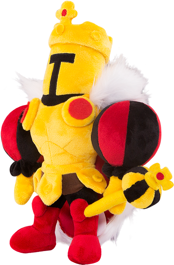King Knight Plush - Shovel Knight (1000x1000), Png Download