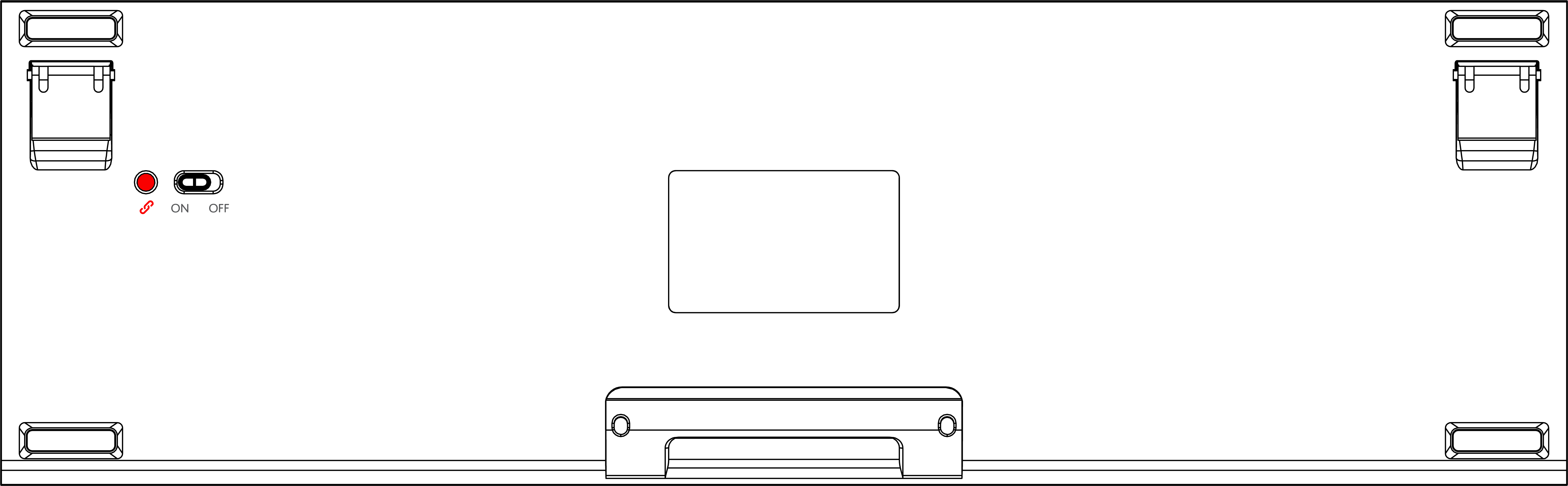 Azio Faq Htu Mk Mac Bt 01 01 - Line Art (5443x1687), Png Download