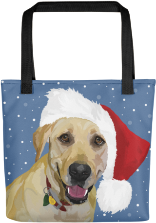 Lady Liberty In Santa Hat - Far Away - Tote Bags (500x500), Png Download