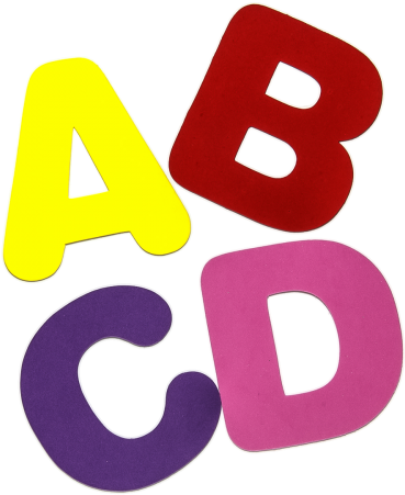 Letras/números Pequenos - Letras E Numeros Png (500x500), Png Download