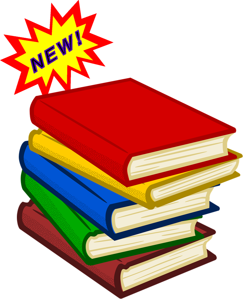 New Arrivals For July - Clip Art Transparent Books (791x974), Png Download