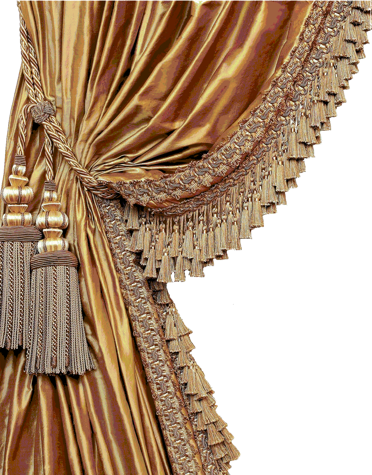 Custom Tassels And Trimmings - Curtain Design (1289x1646), Png Download