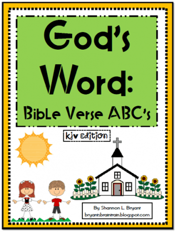 Bible Verse Abc's Kjv Edition - Child (475x475), Png Download