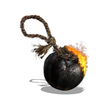 Rope Black Firebomb - Dark Souls Fire Bomb (350x350), Png Download