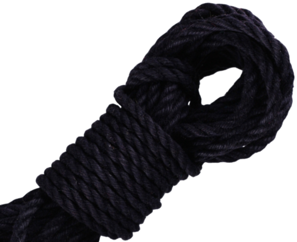 Black Jute Rope For Rope Bondage - Scarf (590x480), Png Download