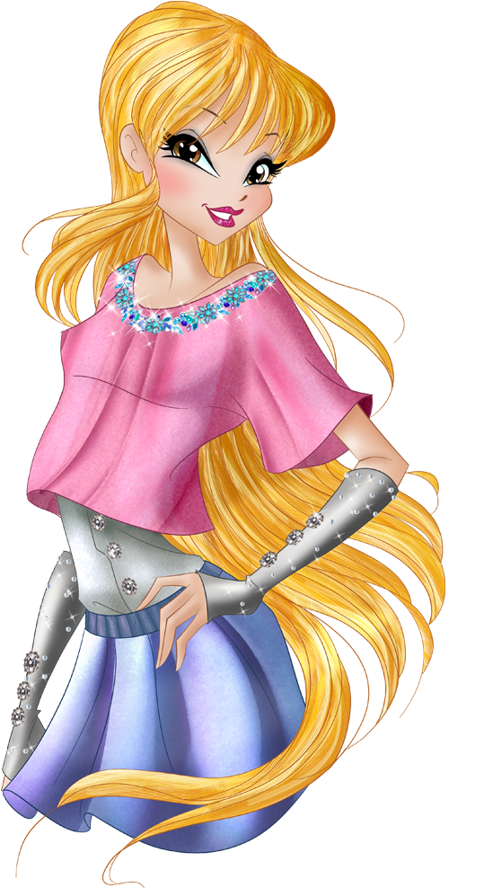 World Of Winx Fashion Png Picture Stella - World Of Winx Stella (1000x1000), Png Download