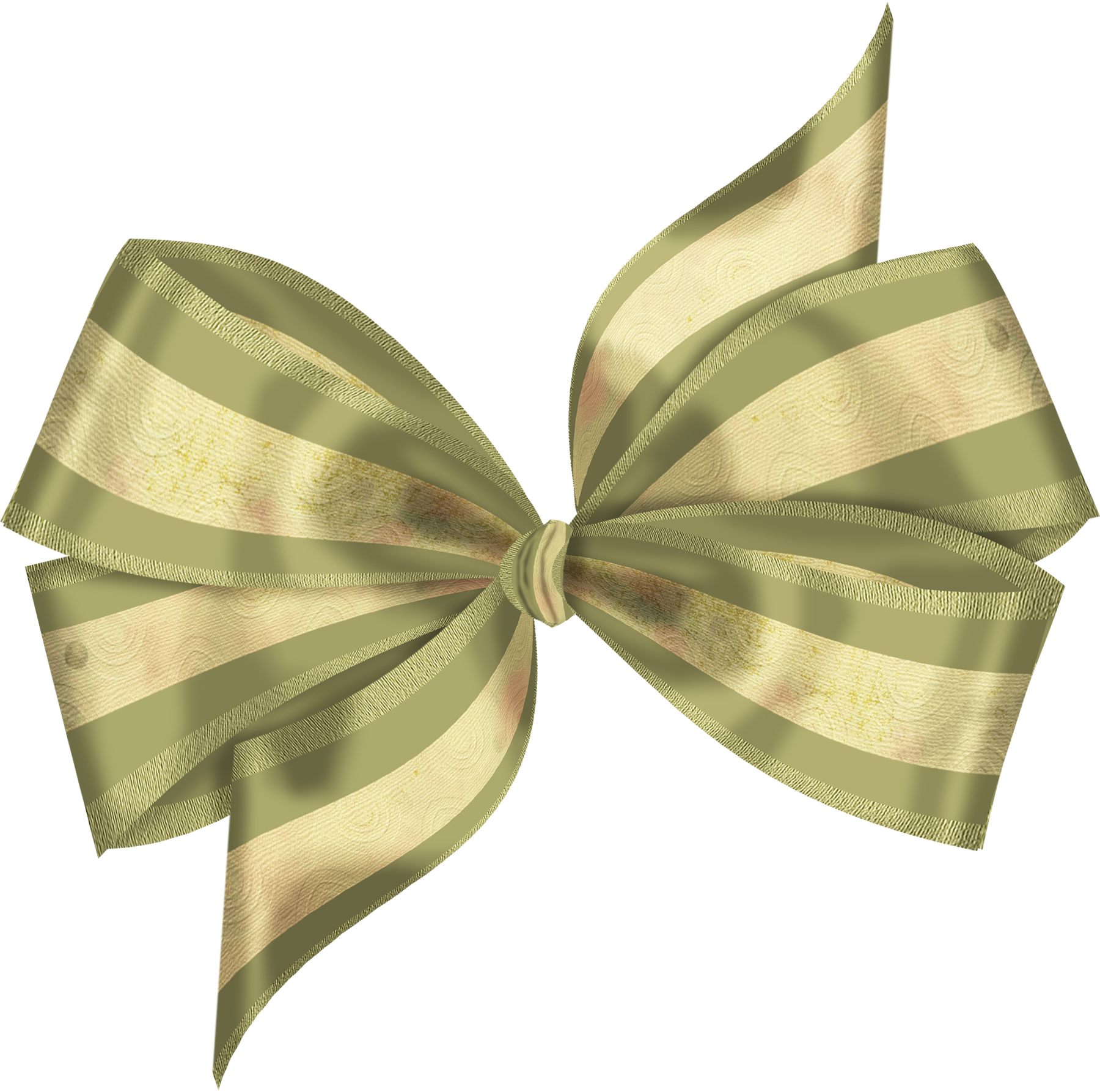 4 Loops Gold Ribbons, Ribbon Bows, Ribbon Clipart, - Ribbon Bow (1800x1786), Png Download
