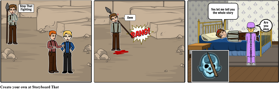 Phenias Guage - Cartoon (1164x385), Png Download