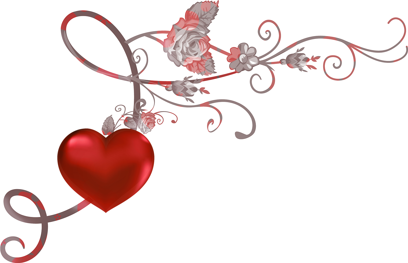 Download Red Heart Decor Png Picture Clipart Coeur Saint Valentin Rouge Png Image With No Background Pngkey Com
