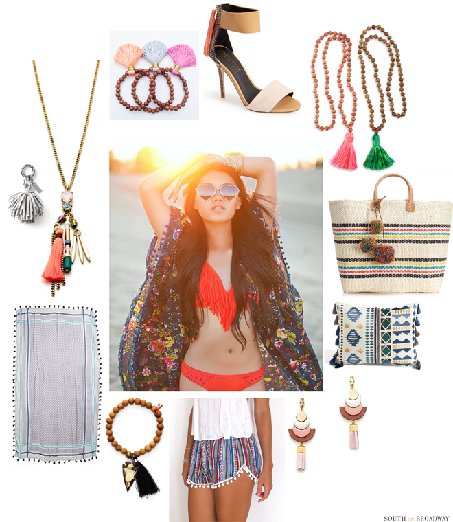 Here Are A Few Of My Favorite Tasseled Items Right - Girl (660x760), Png Download