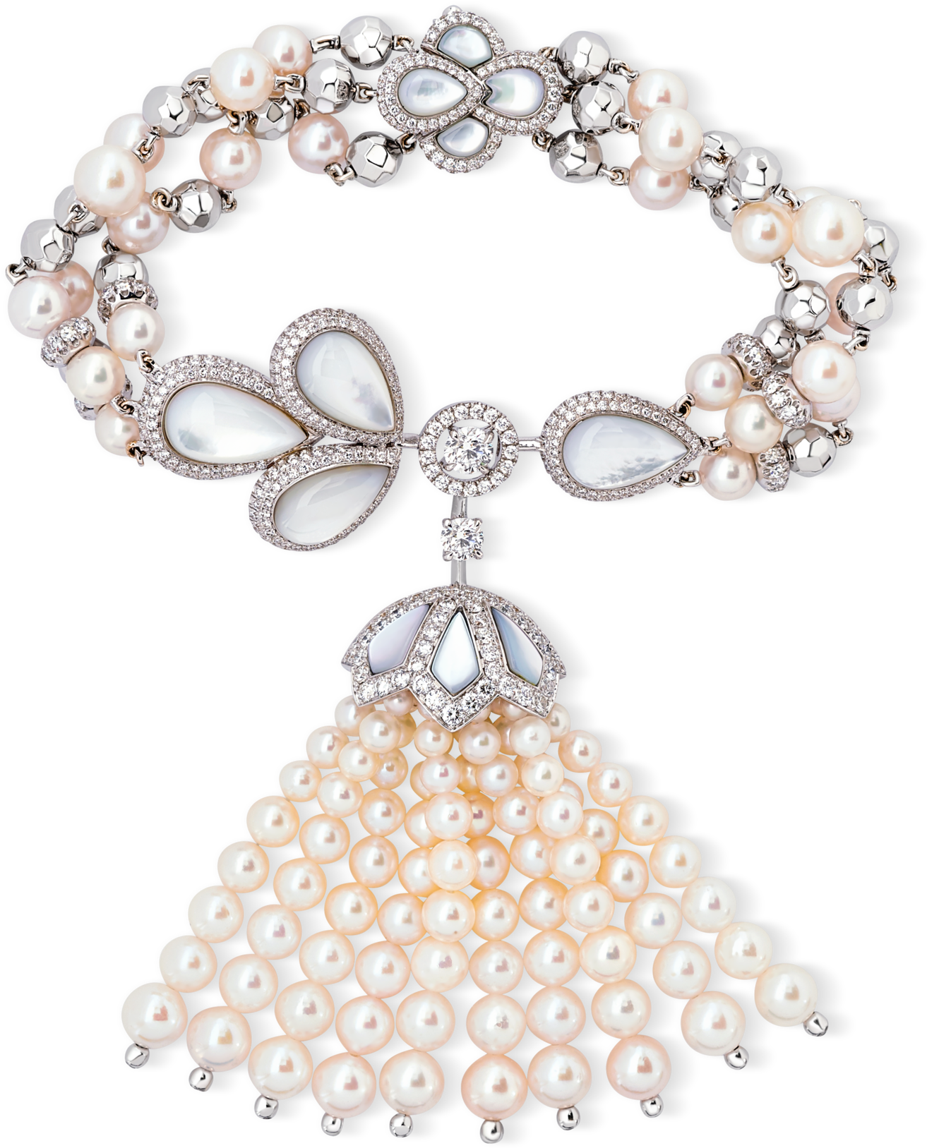 Tassel Tassel Bracelet With Akoya Pearl Add To Wishlist - Bracelet (2000x2000), Png Download