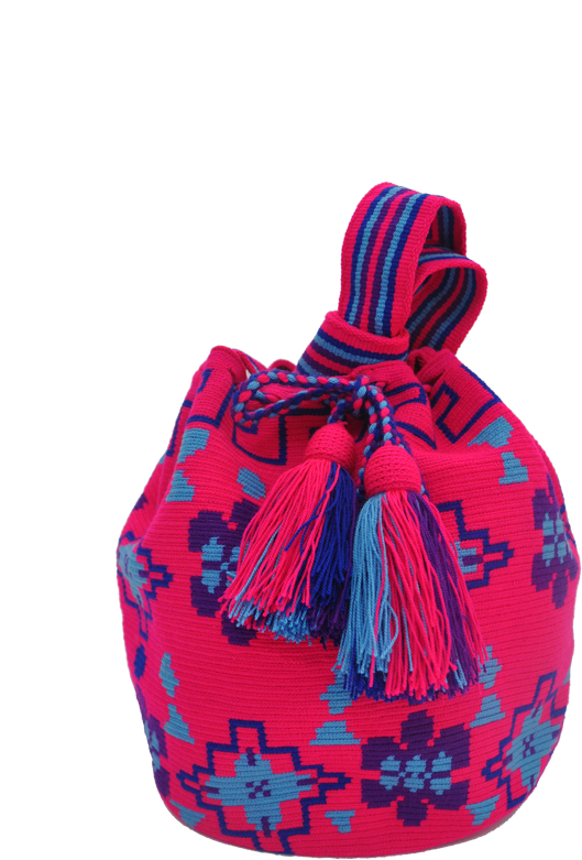 Estrella Crocheted Shoulder Bag With Tassels - Handbag (598x900), Png Download
