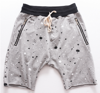 Bape Smoking Ink Spots Shorts - Bermuda Shorts (600x315), Png Download