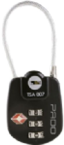 Cadeado Tsa 007 Personal Preto Pado (500x500), Png Download