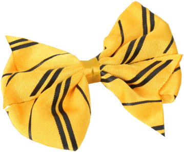 Hufflepuff Bow Png (422x480), Png Download